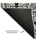 Addison Mayfield Black AMF854 2ft. 3in. x 7ft. 6in. Rect. Rug