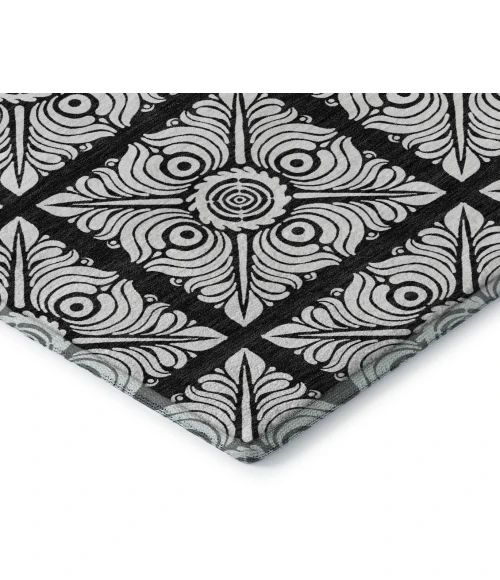 Addison Mayfield Black AMF854 2ft. 3in. x 7ft. 6in. Rect. Rug