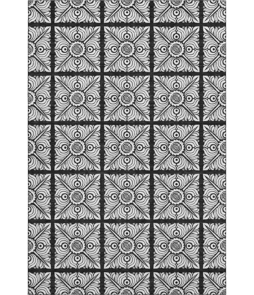 Addison Mayfield Black AMF854 2ft. 3in. x 7ft. 6in. Rect. Rug