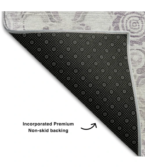 Addison Mayfield Purple AMF854 2ft. 3in. x 7ft. 6in. Rect. Rug