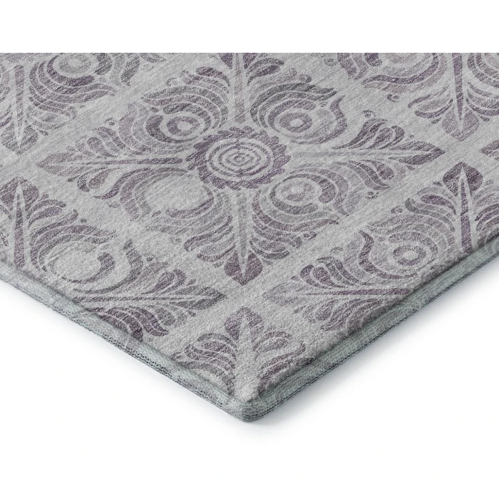 Addison Mayfield Purple AMF854 - 8ft. Round Rug
