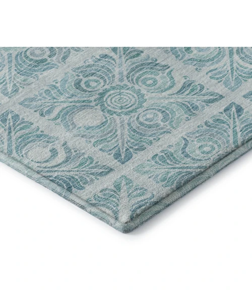 Addison Mayfield Teal AMF854 2ft. 3in. x 7ft. 6in. Rect. Rug