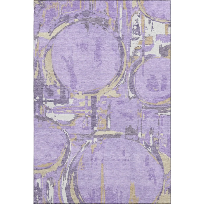 Addison Mayfield Purple AMF855 2ft. 3in. x 7ft. 6in. Rect. Rug