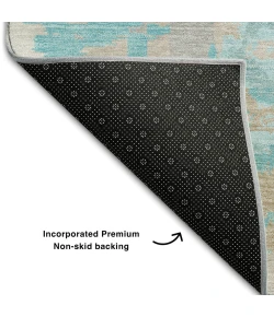Addison Mayfield Teal AMF855 8ft. x 10ft. Rect. Rug