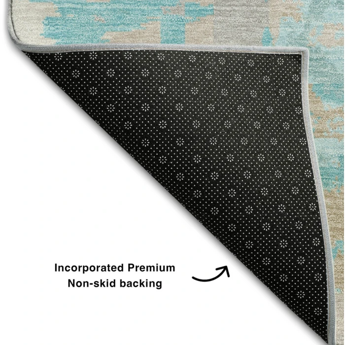 Addison Mayfield Teal AMF855 8ft. x 10ft. Rect. Rug