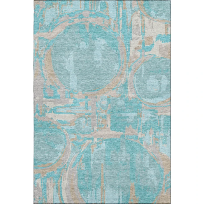 Addison Mayfield Teal AMF855 8ft. x 10ft. Rect. Rug