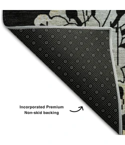 Addison Mayfield Black AMF856 5ft. x 7ft. 6in. Rect. Rug