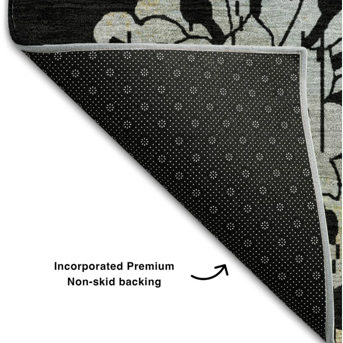 Addison Mayfield Black AMF856 5ft. x 7ft. 6in. Rect. Rug