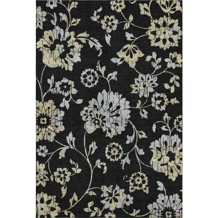 Addison Mayfield Black AMF856 5ft. x 7ft. 6in. Rect. Rug
