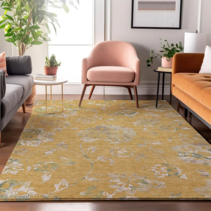 Addison Mayfield Gold AMF856 2ft. 3in. x 7ft. 6in. Rect. Rug