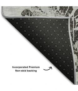 Addison Mayfield Gray AMF856 - 8ft. Round Rug