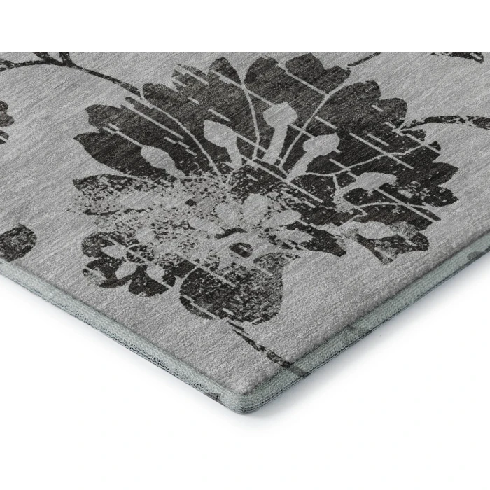 Addison Mayfield Gray AMF856 - 8ft. Round Rug