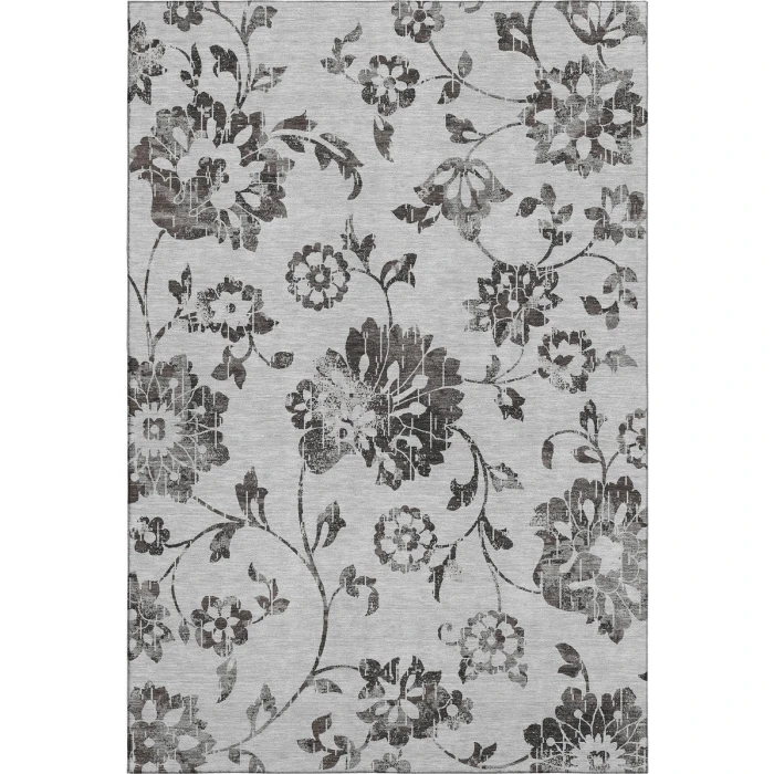 Addison Mayfield Gray AMF856 - 8ft. Round Rug