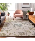 Addison Mayfield Ivory AMF856 - 8ft. Round Rug