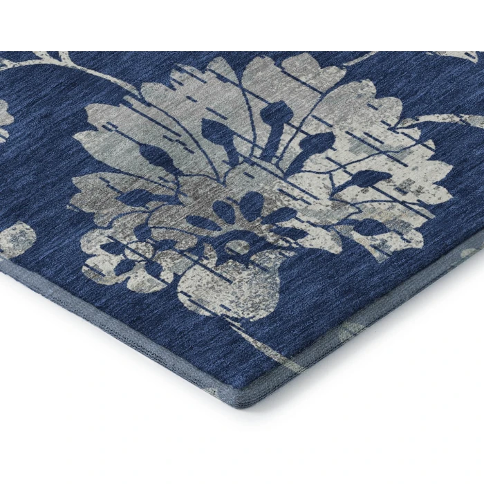Addison Mayfield Blue AMF856 - 8ft. Round Rug