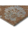 Addison Mayfield Orange AMF856 - 8ft. Round Rug