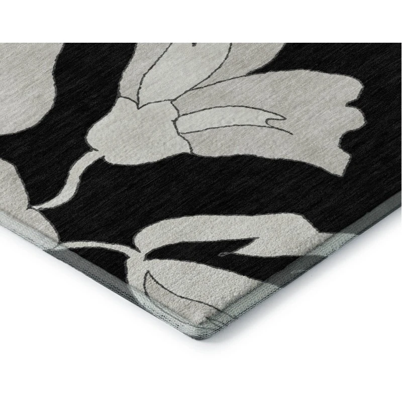 Addison Mayfield Black AMF857 5ft. x 7ft. 6in. Rect. Rug