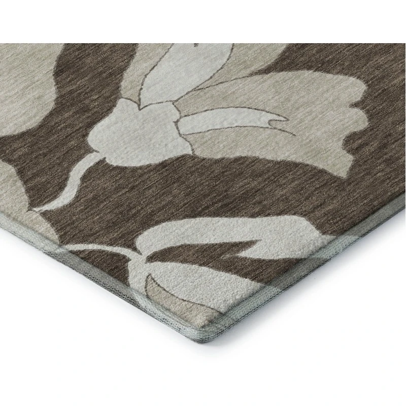 Addison Mayfield Brown AMF857 - 8ft. Round Rug