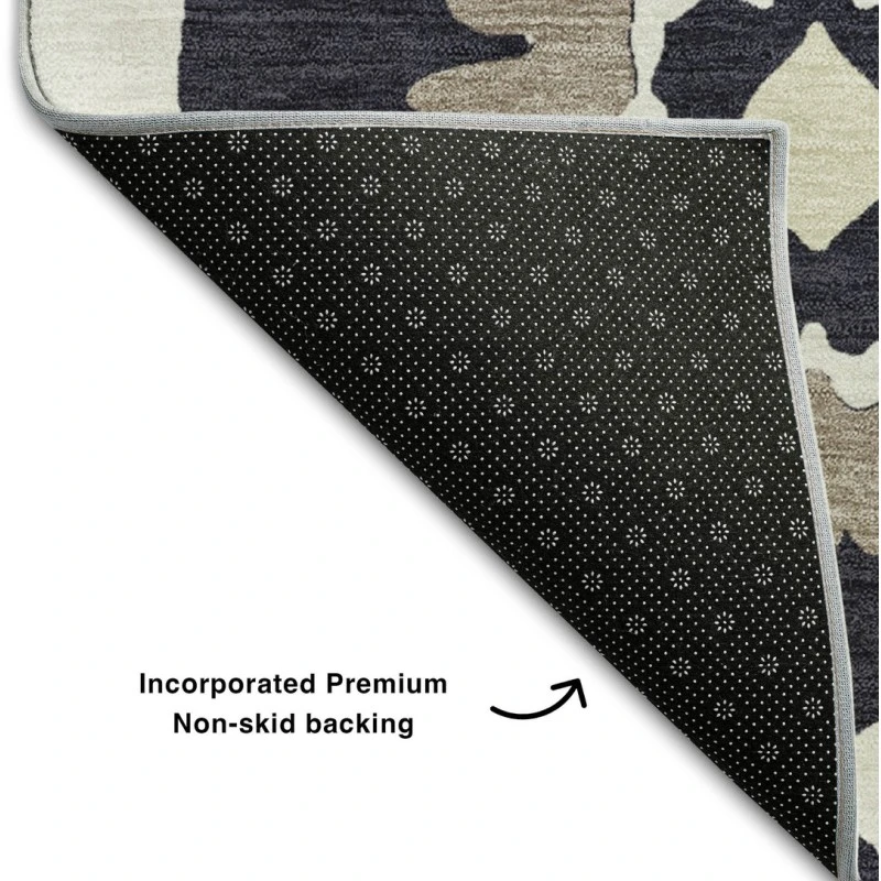Addison Mayfield Black AMF858 2ft. 3in. x 7ft. 6in. Rect. Rug
