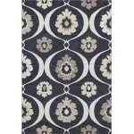 Addison Mayfield Black AMF858 2ft. 3in. x 7ft. 6in. Rect. Rug
