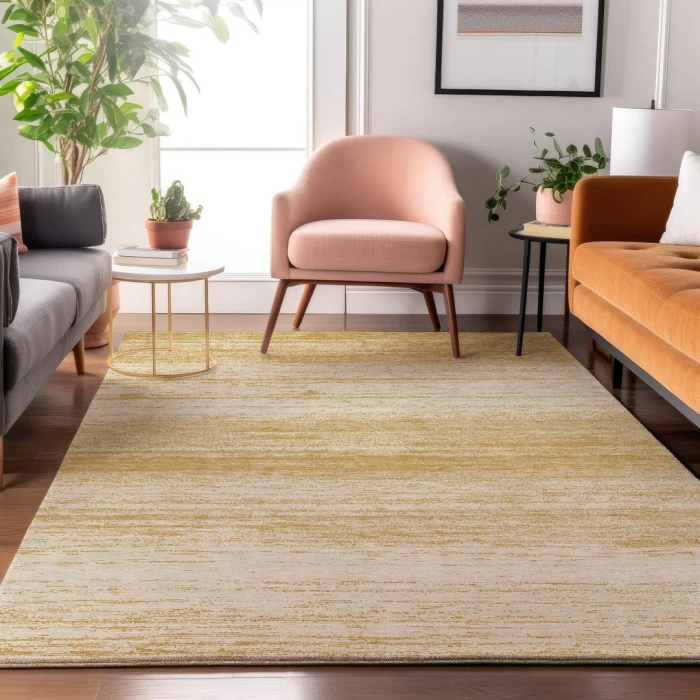 Addison Mayfield Gold AMF859 5ft. x 7ft. 6in. Rect. Rug