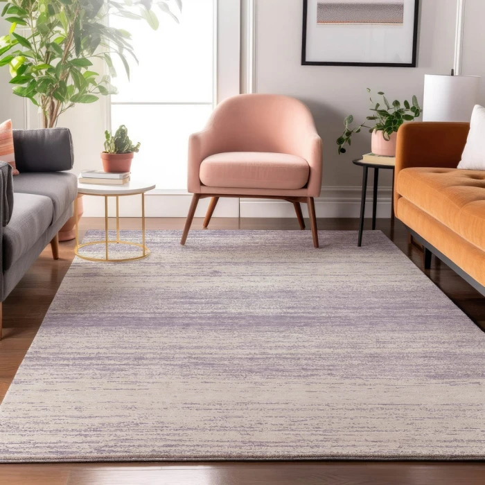 Addison Mayfield Purple AMF859 - 8ft. Round Rug
