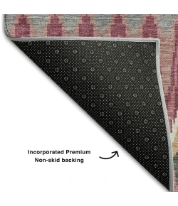 Addison Mayfield Pink AMF860 - 8ft. Round Rug