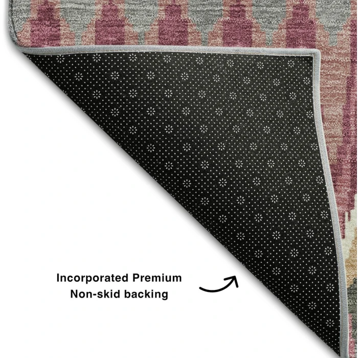 Addison Mayfield Pink AMF860 - 8ft. Round Rug