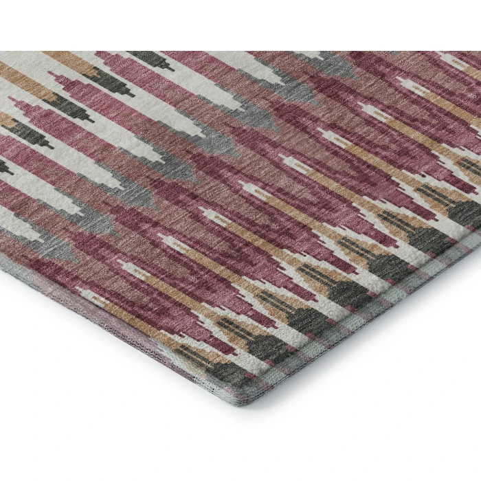 Addison Mayfield Pink AMF860 - 8ft. Round Rug