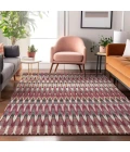 Addison Mayfield Pink AMF860 - 8ft. Round Rug