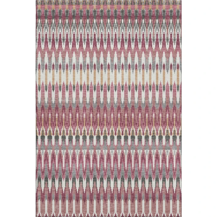Addison Mayfield Pink AMF860 - 8ft. Round Rug