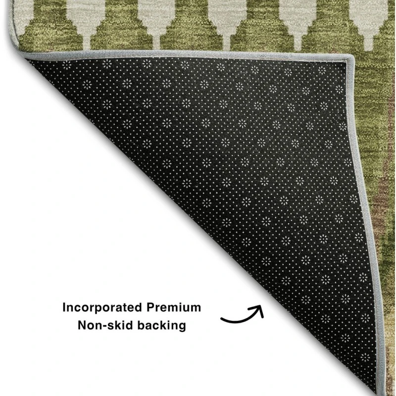 Addison Mayfield Green AMF860 2ft. 3in. x 7ft. 6in. Rect. Rug