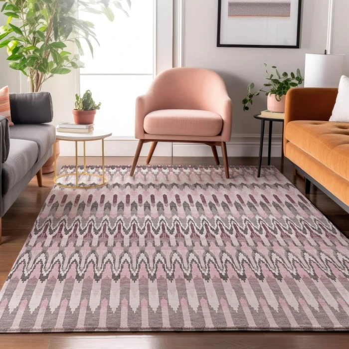 Addison Mayfield Pink AMF860 9ft. x 12ft. Rect. Rug