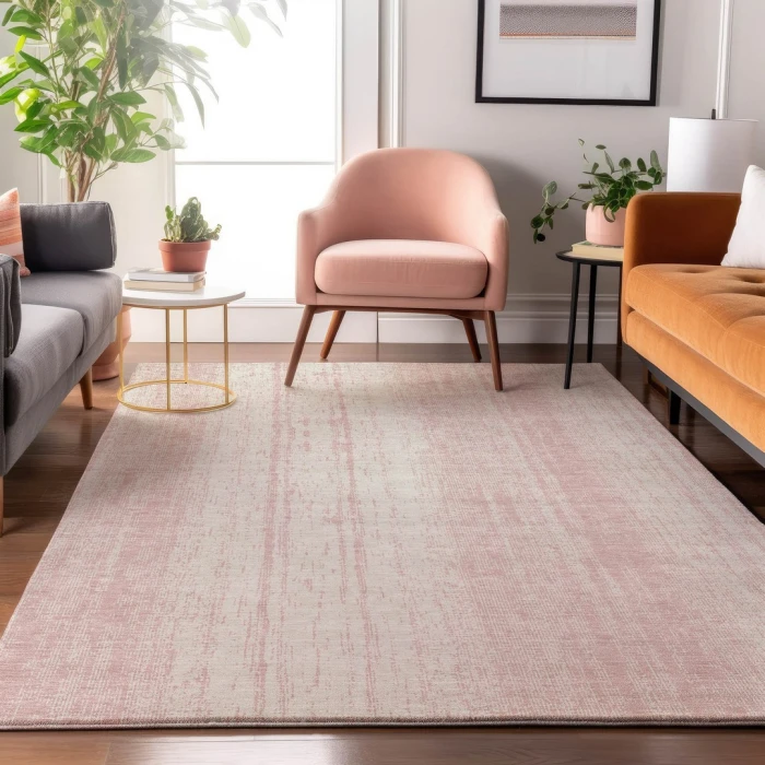 Addison Mayfield Pink AMF861 - 8ft. Round Rug