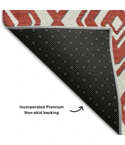 Addison Mayfield Red AMF862 8ft. x 10ft. Rect. Rug