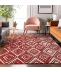 Addison Mayfield Red AMF862 - 8ft. Round Rug