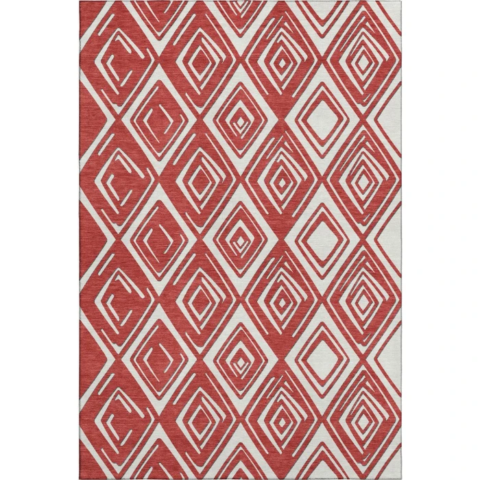 Addison Mayfield Red AMF862 - 8ft. Round Rug