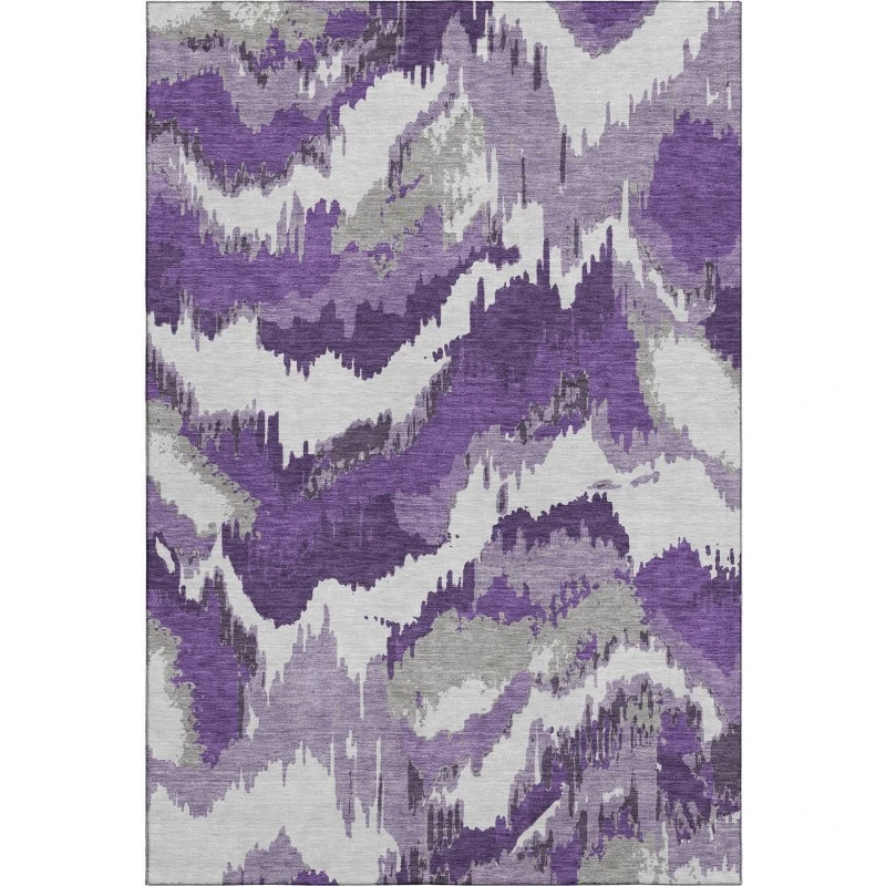 Addison Mayfield Purple AMF865 2ft. 3in. x 7ft. 6in. Rect. Rug