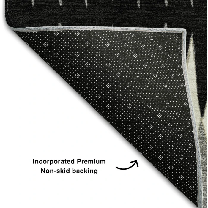 Addison Mayfield Black AMF867 - 8ft. Round Rug