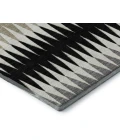 Addison Mayfield Black AMF867 - 8ft. Round Rug