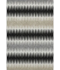 Addison Mayfield Black AMF867 - 8ft. Round Rug