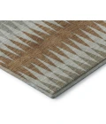 Addison Mayfield Orange AMF867 - 8ft. Round Rug