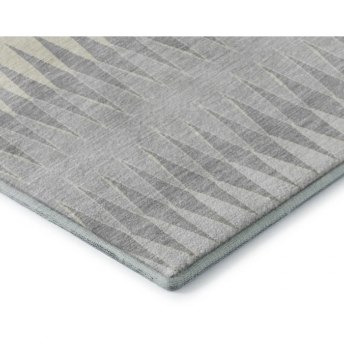 Addison Mayfield Gray AMF867 - 8ft. Round Rug