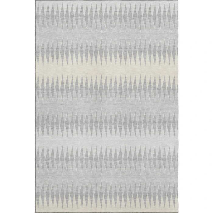 Addison Mayfield Gray AMF867 - 8ft. Round Rug