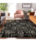 Addison Mayfield Black AMF868 - 8ft. Round Rug