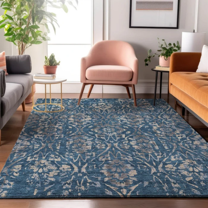 Addison Mayfield Blue AMF868 9ft. x 12ft. Rect. Rug