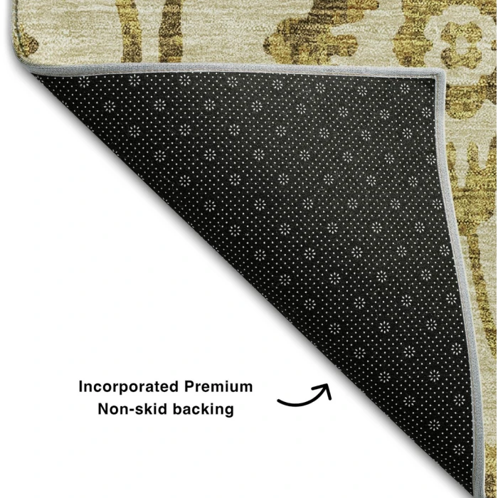 Addison Mayfield Gold AMF868 2ft. 3in. x 7ft. 6in. Rect. Rug
