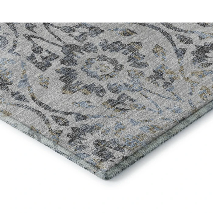 Addison Mayfield Gray AMF868 - 8ft. Round Rug