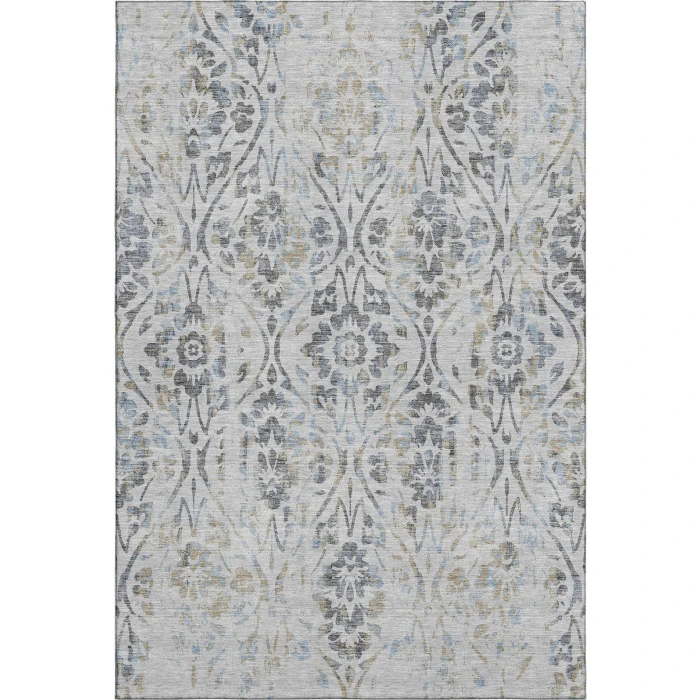 Addison Mayfield Gray AMF868 - 8ft. Round Rug