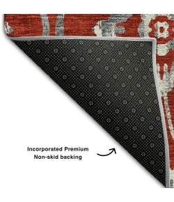 Addison Mayfield Red AMF868 5ft. x 7ft. 6in. Rect. Rug